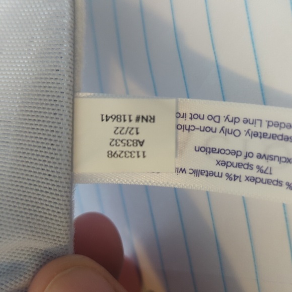 CACIQUE NTW size 44I Bra Boost Balconette blue silver metallic corset style new - Picture 14 of 16